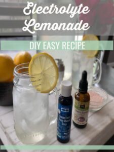 This homemade electrolyte lemonade contains body quenching sodium, magnesium, potassium and concentrated trace minerals you may be missing out on! | Thyme + JOY