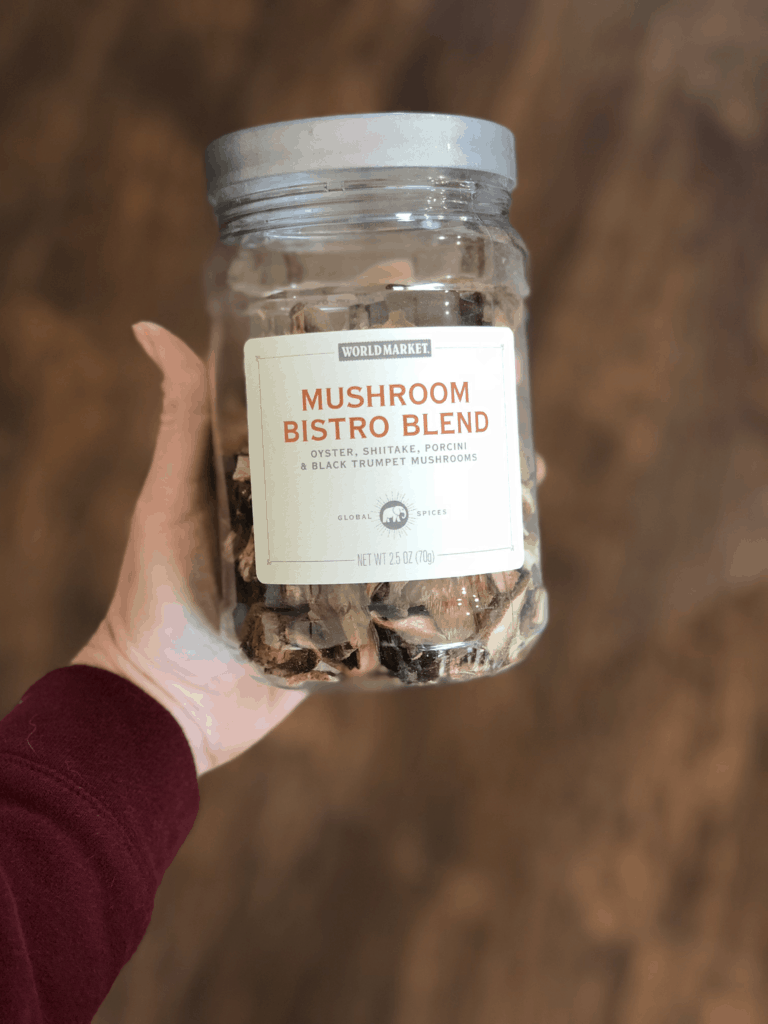 Mushroom Bistro Blend in a jar