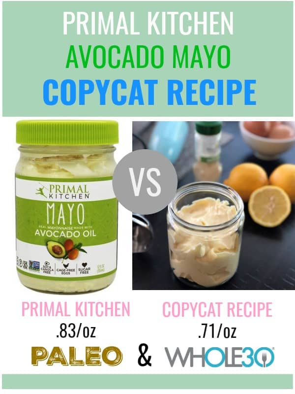 Primal Kitchen Avocado Mayo Copycat Recipe Whole30 Paleo