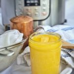 This brown butter ghee is made with an instant pot and produces a nutty buttery flavor. #keto #whole30
