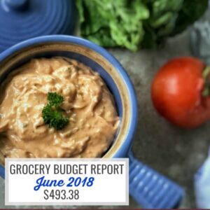 June 2018 Grocery Budget Report
