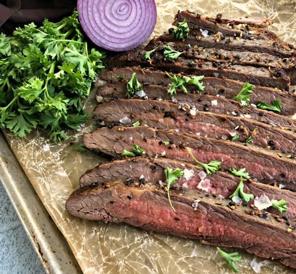 Reverse Sear Steak | Flank Steak in Oven Recipe