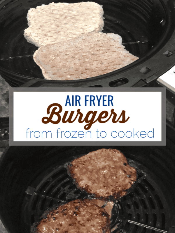 hamburgers in air fryer oven