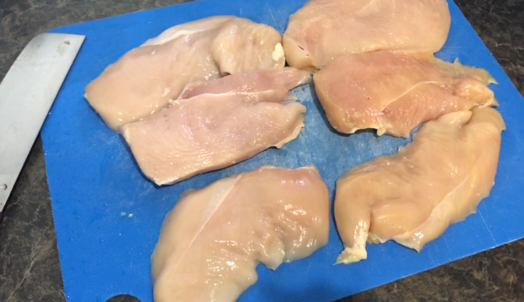 Instant Pot frozen chicken sliced