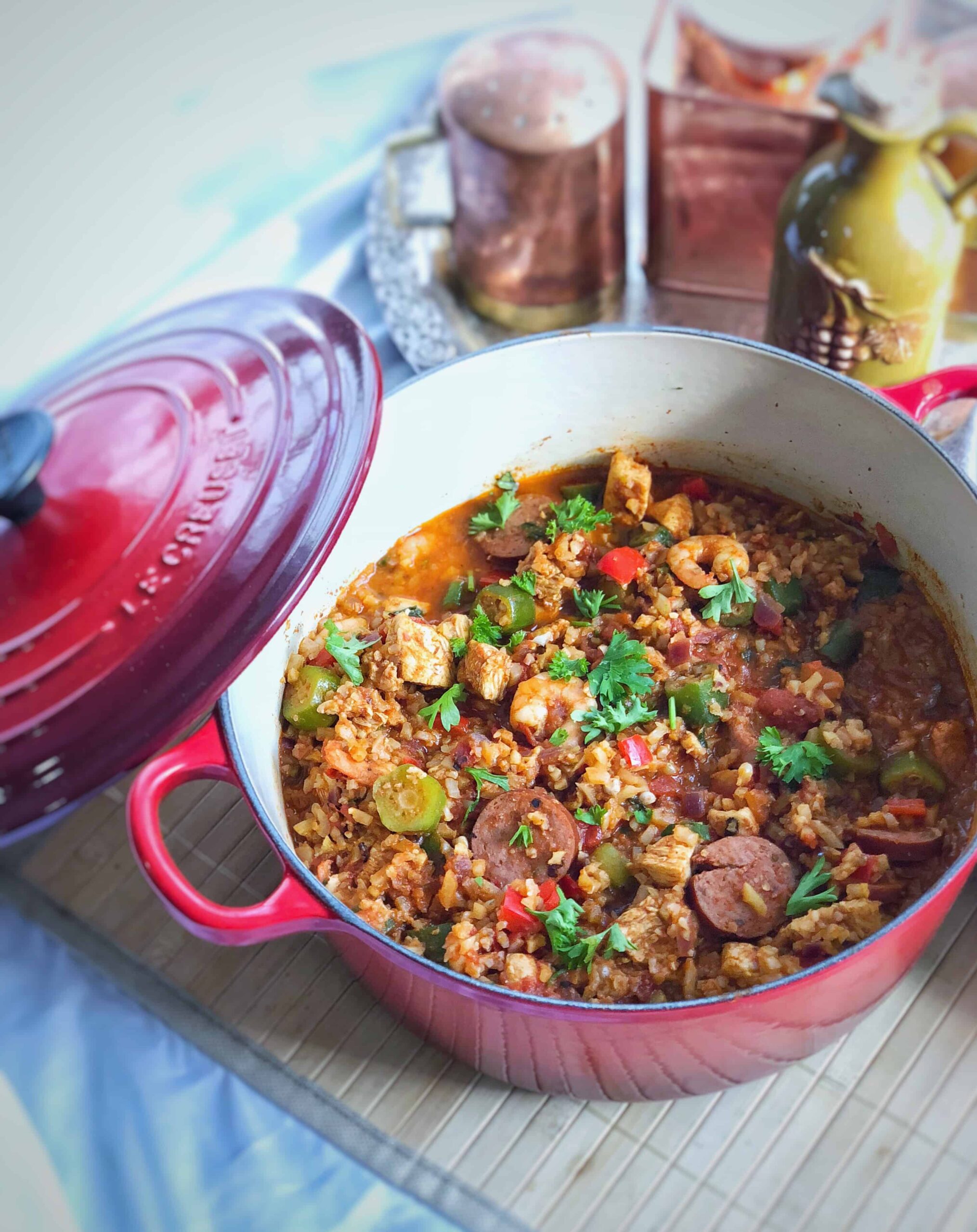 One Pot Healthy Jambalaya