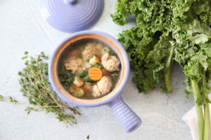 This Italian wedding soup is warming, comforting and full of clean ingredients. #paleo #whole30 #soup