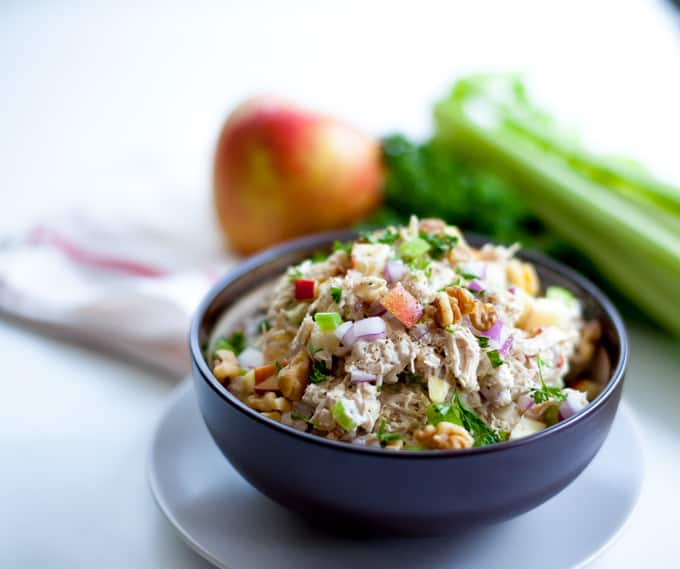Chicken Salad With Apples and Walnuts