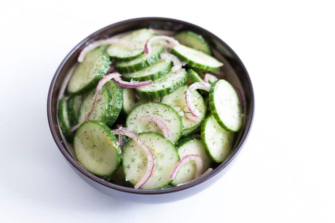 Crunchy Cucumber Dill Salad
