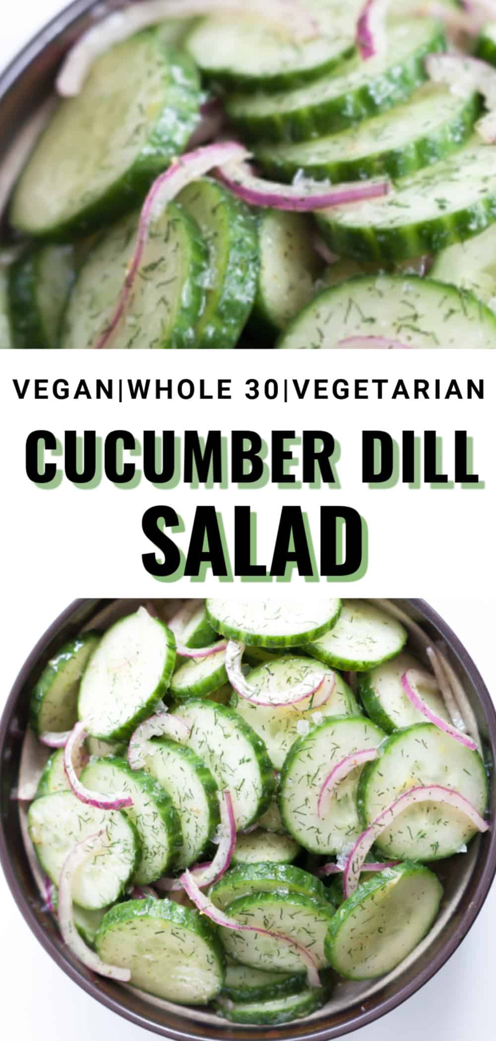 Crunchy Cucumber Salad With Homemade Dill Vinaigrette