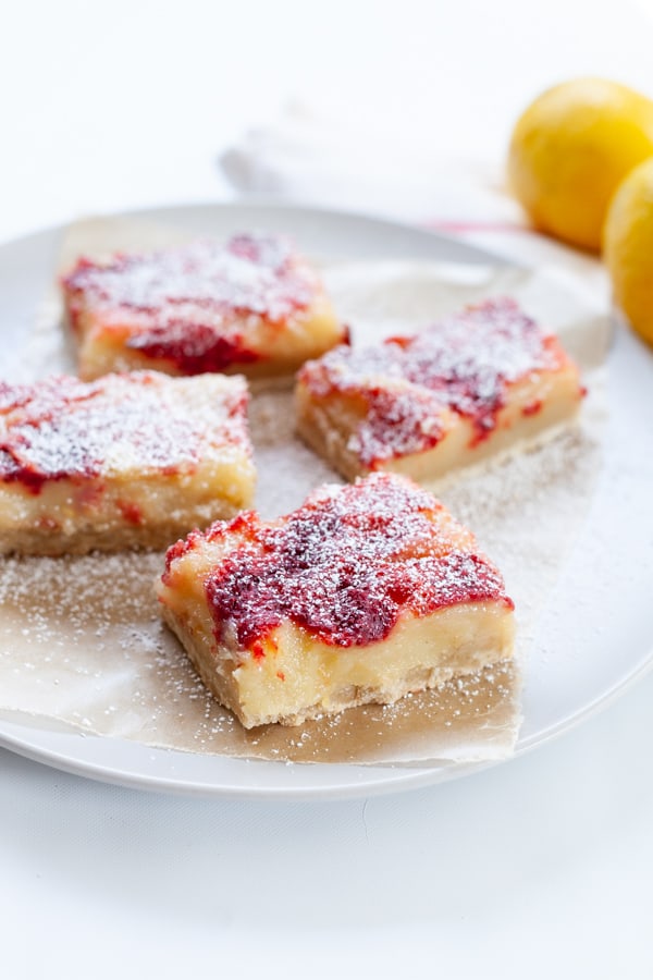 strawberry lemon bars gluten free