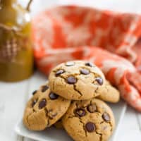 gluten free pumpkin chocolate chip cookies