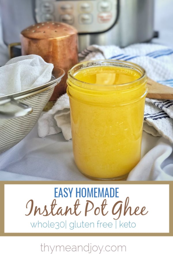 Instant Pot Ghee | easy homemade recipe