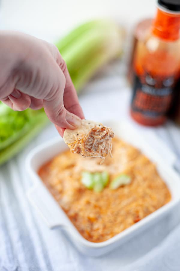 Keto Buffalo Chicken Dip