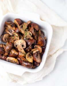 Easy Air Fryer Garlic Butter Mushrooms | In 15 Minutes!