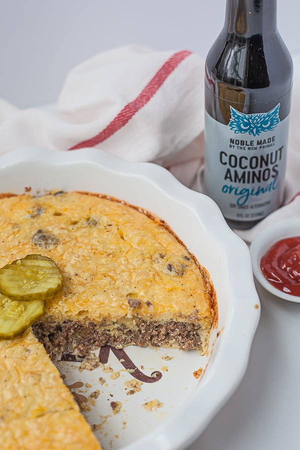 keto cheeseburger pie