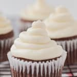 Keto Chocolate Cupcakes With Cream Cheese Frosting