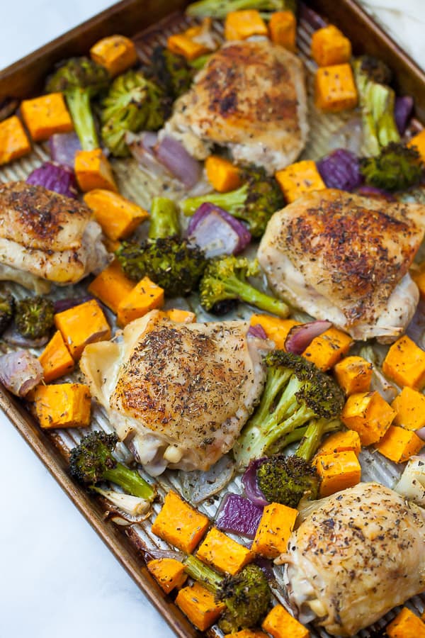 Sheet Pan Chicken Thighs (7 of 23) | Thyme & JOY