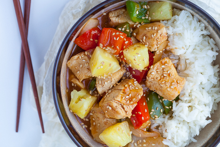 Healthy Sweet and Sour Chicken