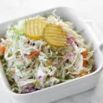 Coleslaw With Dill Pickles