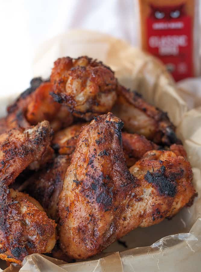 Crispy Grilled Chicken Wings (On A Gas Grill)