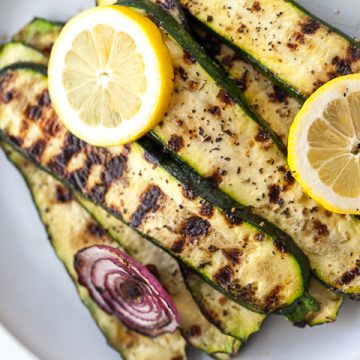 6 Minute Grilled Zucchini On A Gas Grill