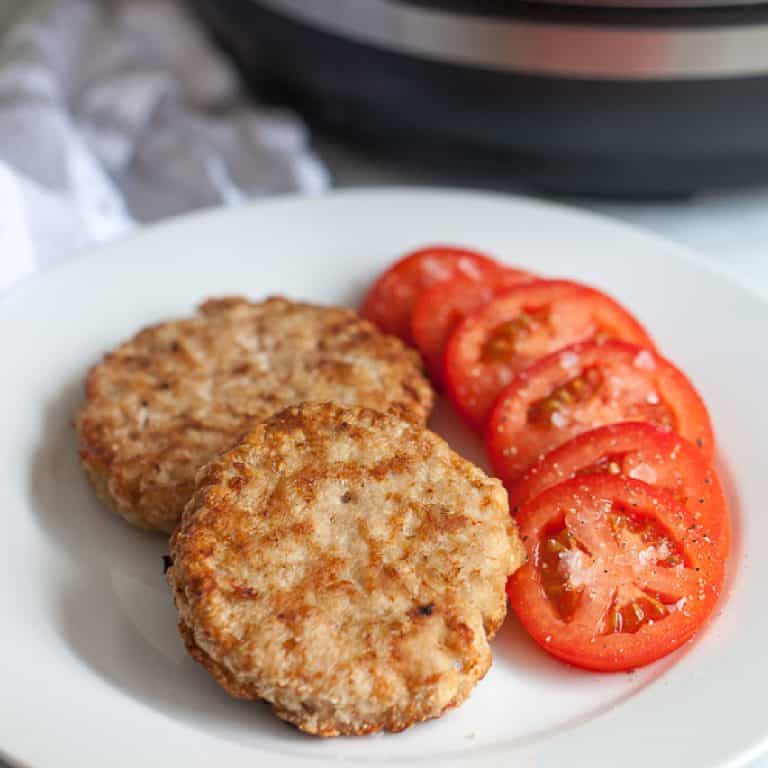 Air Fryer Frozen Turkey Burgers