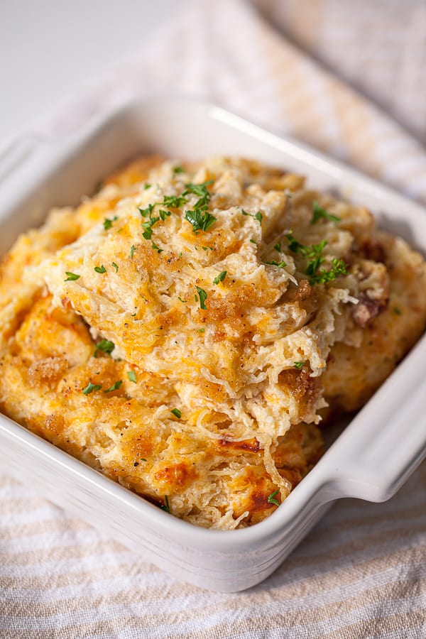 spaghetti squash mac and cheese