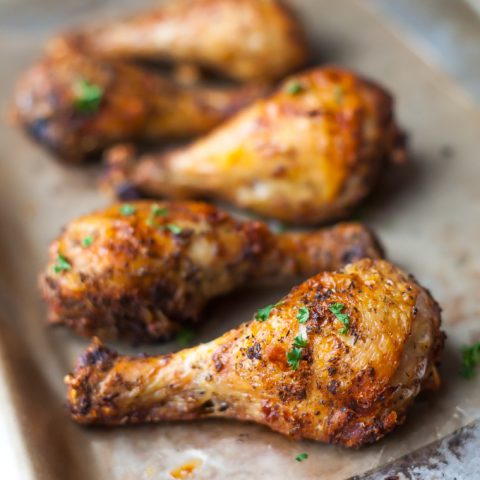 30 Minute Crispy Air Fryer Chicken Legs