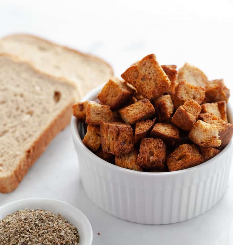 Keto Air Fryer Croutons