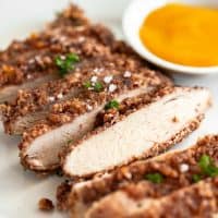 Oven Baked Pecan Crusted Chicken