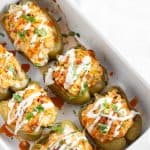buffalo chicken stuffed peppers