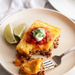 keto taco pie