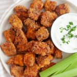 keto buffalo popcorn chicken