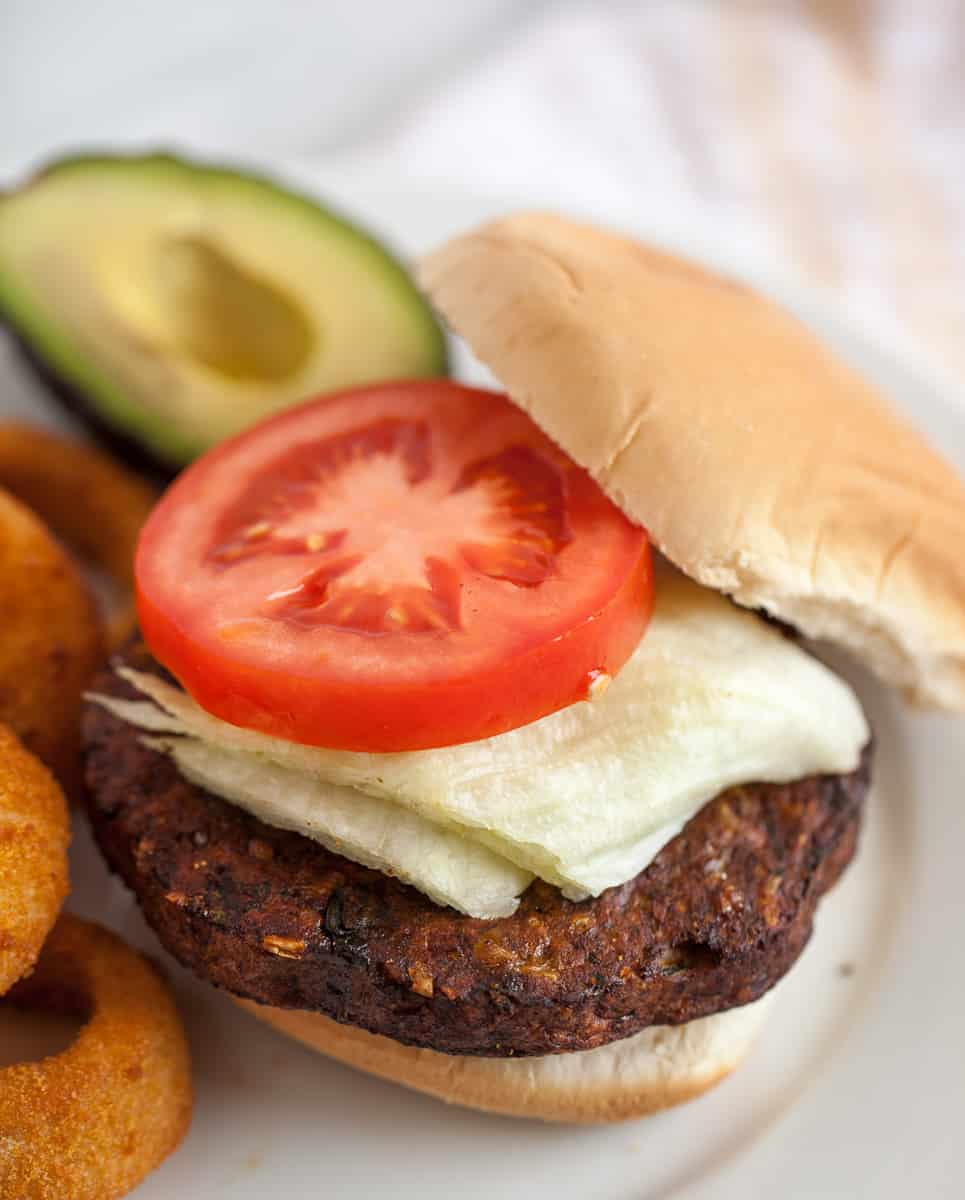 Air Fryer Frozen Veggie Burger (In 15 Minutes or Less!)