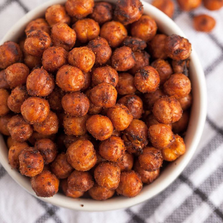 crispy air fryer chickpeas