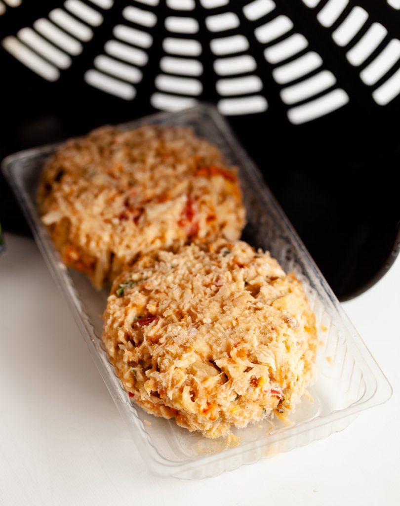 Frytkownica frozen crab cakes