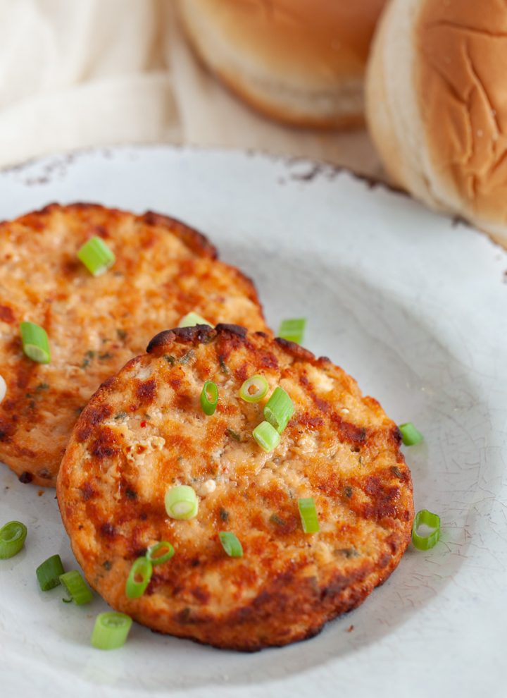 Air Fryer Frozen Salmon Burger (In 15 Minutes or Less!)