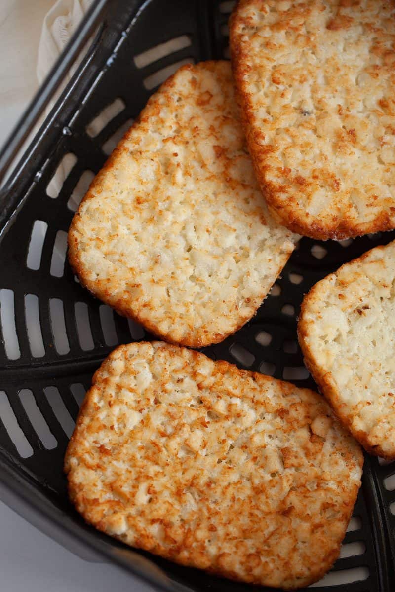 air fryer frozen hash brown patties