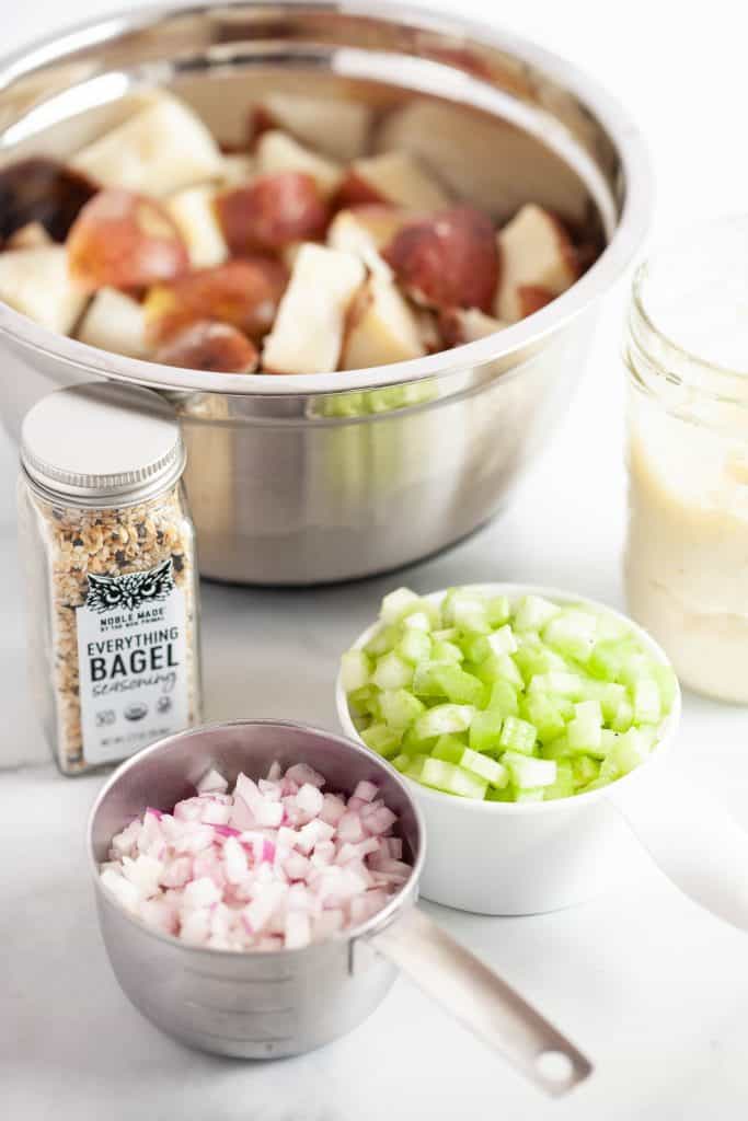 everything bagel potato salad ingredients