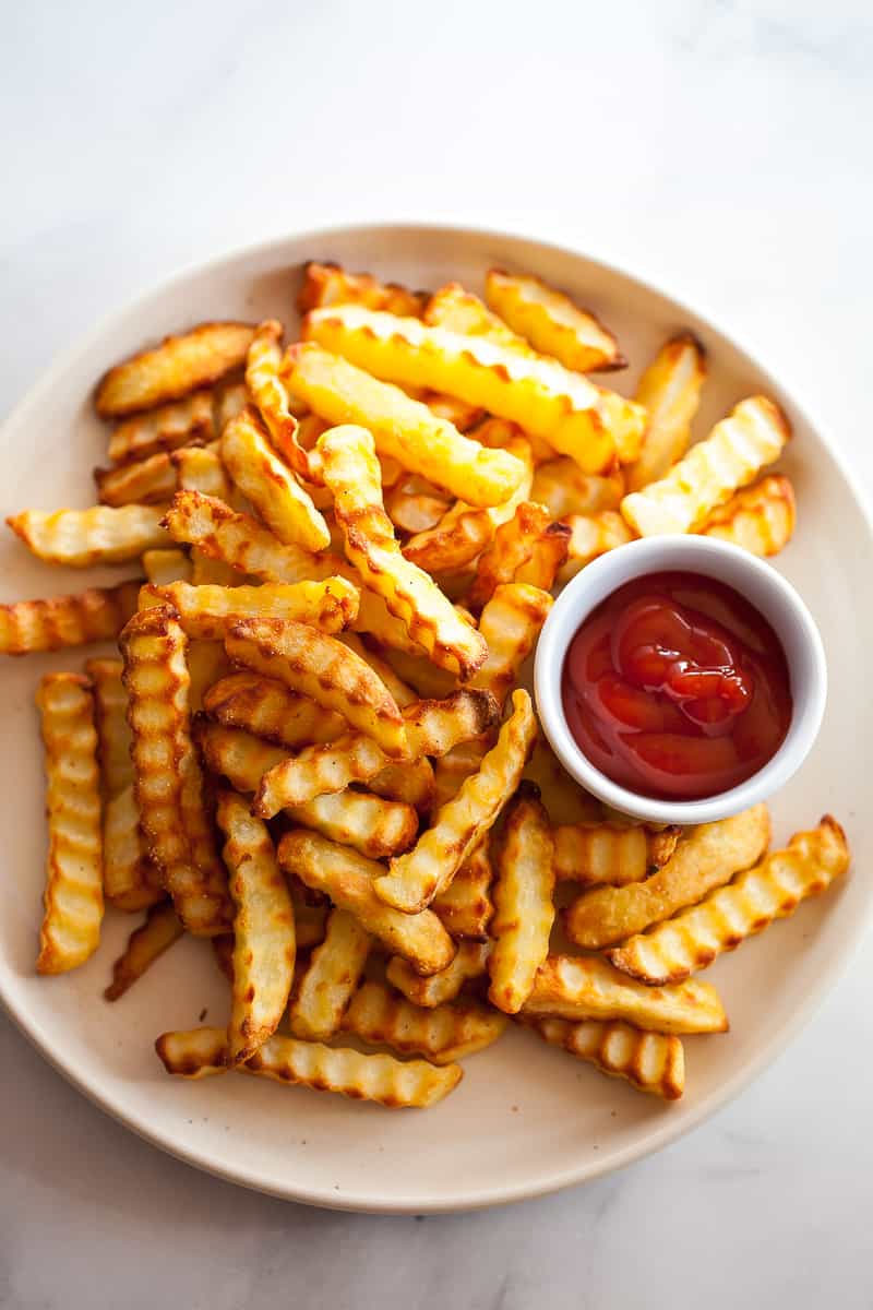 Air Fryer Crinkle Cut Fries (In 15 Minutes or Less!)