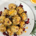 cranberry orange chicken meatballs