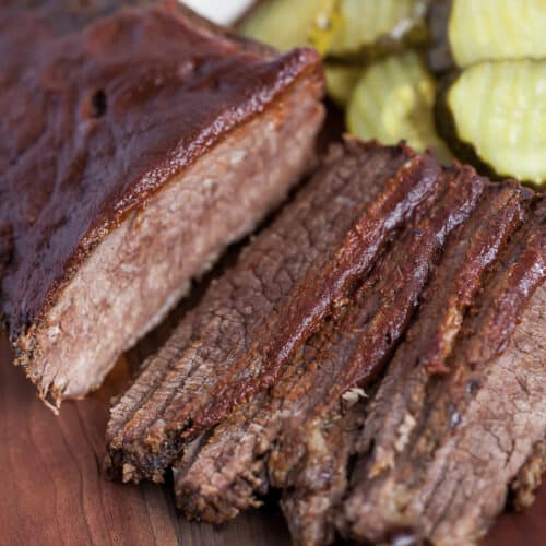 bbq brisket with pickles