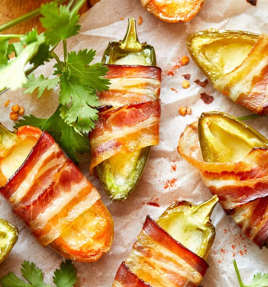 Air Fryer Bacon Wrapped Jalapeno Poppers