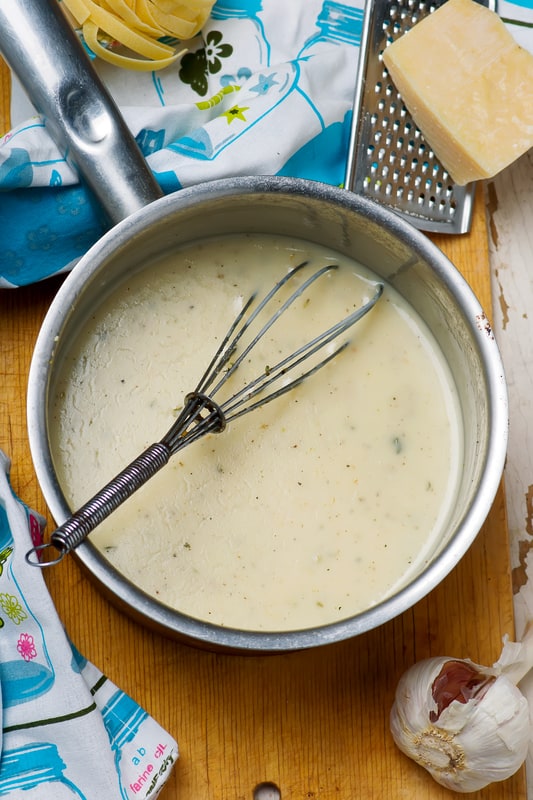 homemade alfredo sauce