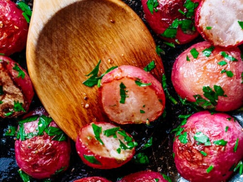 Grilled Radishes with Brown Butter, Thyme and Sea Salt - Recipe Runner