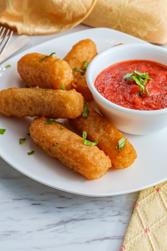 Mozzarella sticks in on sale air fryer frozen