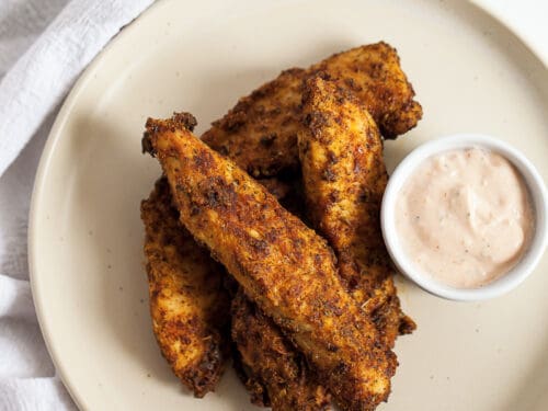 Cajun Air Fryer Chicken Strips - The Healthy Epicurean
