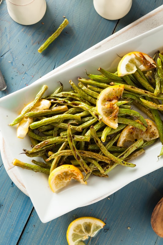 Air Fryer Frozen Green Beans - MOON and spoon and yum