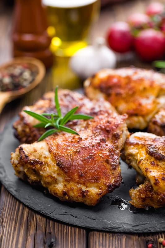 Air Fryer Turkey Thighs - Carmy - Easy Healthy-ish Recipes
