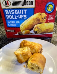 Air Fryer Jimmy Dean Biscuit Roll-Ups In 15 Minutes Or Less!
